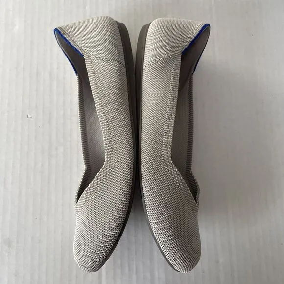 Rothy’s The Flat Round Toe Ballet Flats Sz 9.5 Slip On Casual Washable Shoes