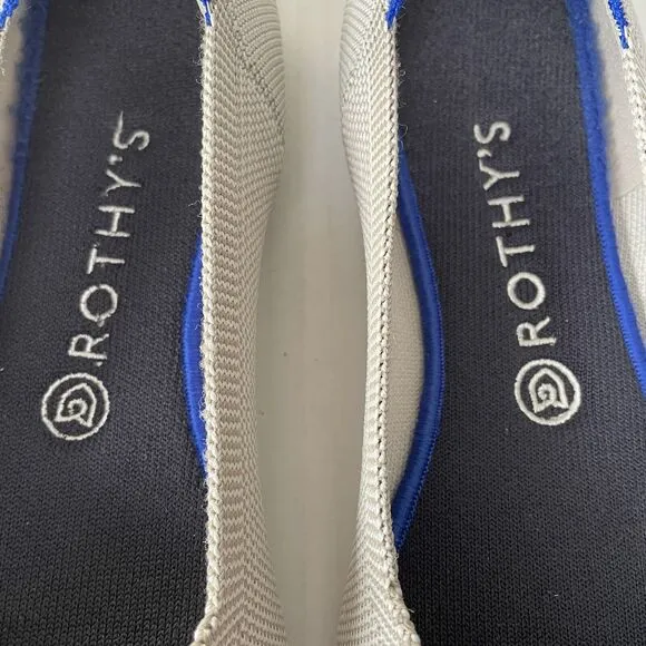 Rothy’s The Flat Round Toe Ballet Flats Sz 9.5 Slip On Casual Washable Shoes