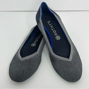 Rothy’s The Flat Round Toe gray Comfort Ballet Flats Women’s Size 10.5 US