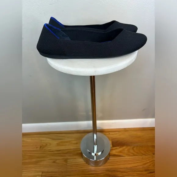 ROTHY'S The Flat Women's‎ Slip-On Shoes Classic Round Toe Black Ballet Core 10.5