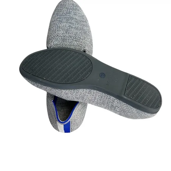 Rothy’s The Loafer Heather Grey Round Toe Comfort Shoe Size 8.5 Flats Casual.