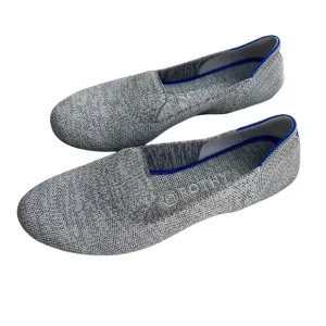 Rothy’s The Loafer Heather Grey Round Toe Comfort Shoe Size 8.5 Flats Casual.