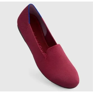 Rothy’s The Loafer Women’s Flats Shoes Slip On Round Toe Red Size 9.5