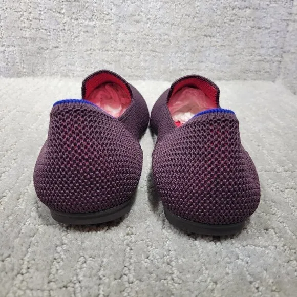 Rothy's The Loafer Women's Size 8.5 US Berry Lattice Stitch Slip on Flat Shoes