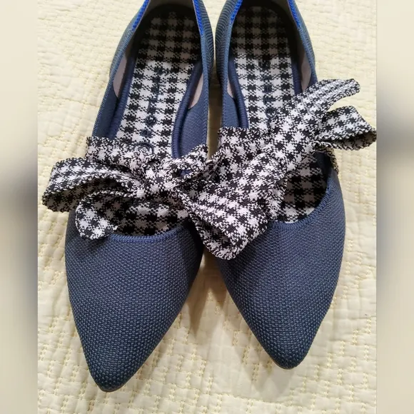 Rothy's The Mary Jane in Ink Gingham Size 9