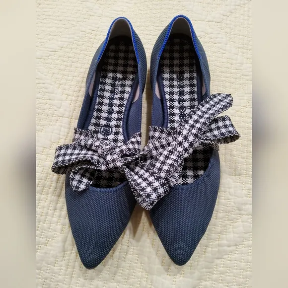 Rothy's The Mary Jane in Ink Gingham Size 9