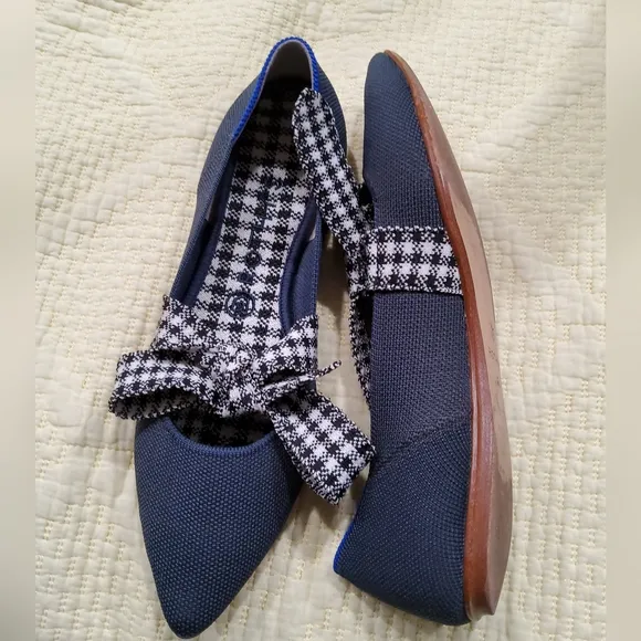 Rothy's The Mary Jane in Ink Gingham Size 9
