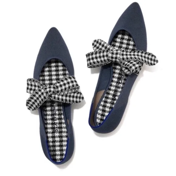 Rothy's The Mary Jane in Ink Gingham Size 9