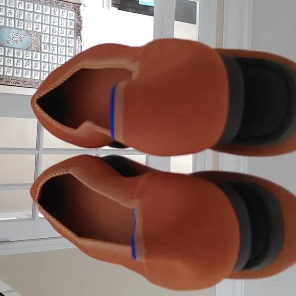 Rothy's The Point Flats In Copper Cognac Color Size 9.5