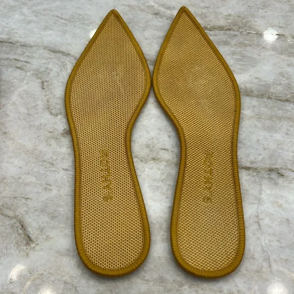 Rothy’s | The Point Flats | Mustard Yellow (Retired) | Women's Size 10