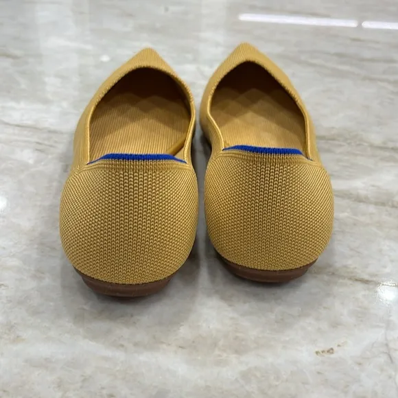 Rothy’s | The Point Flats | Mustard Yellow (Retired) | Women's Size 10