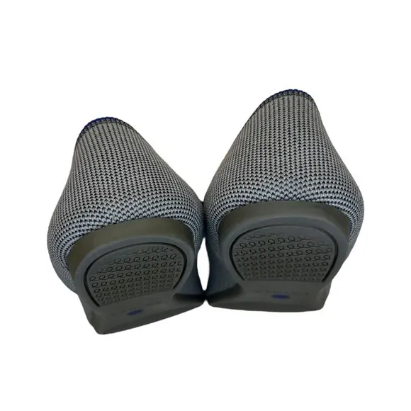 Rothys The Point Grey Birdseye Ballet Slip On Flats 7