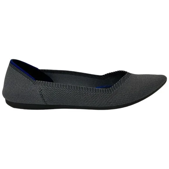 Rothys The Point Grey Birdseye Ballet Slip On Flats 7