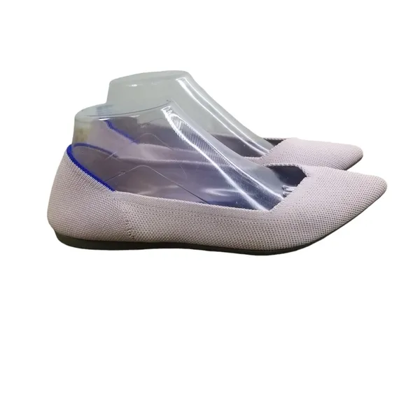 Rothys The Point in blush pink pointed toe flats