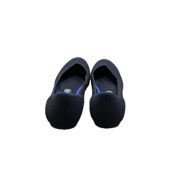 Rothy’s The Point Maritime Navy Blue Ballerina Flats Woman's Size 9 EUC
