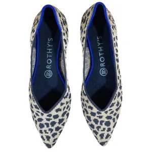Rothy’s The Point Spotted Leopard Animal Print Pointed Toe Flats Retired