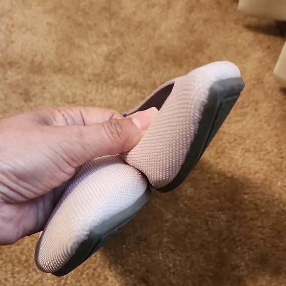 Rothy's The Pointed Pink Petal Blush Flat