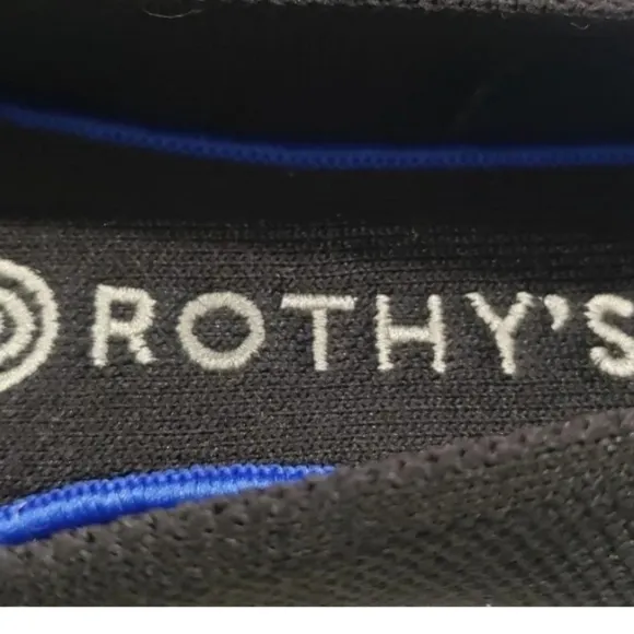 Rothy's The Pointed Toe Black Solid Ballet Flats Shoes Size US 7.5