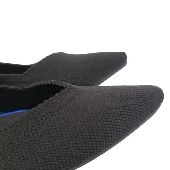 Rothy's The Pointed Toe Black Solid Ballet Flats Shoes Size US 7.5