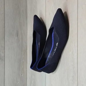 Rothy's Women The Pointed II solid knit washable toe flats shoes sz 7