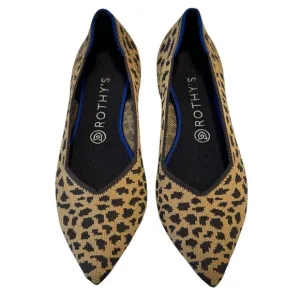 Rothy’s Women’s Animal Print Pointed Toe Flats Shoes Size 9