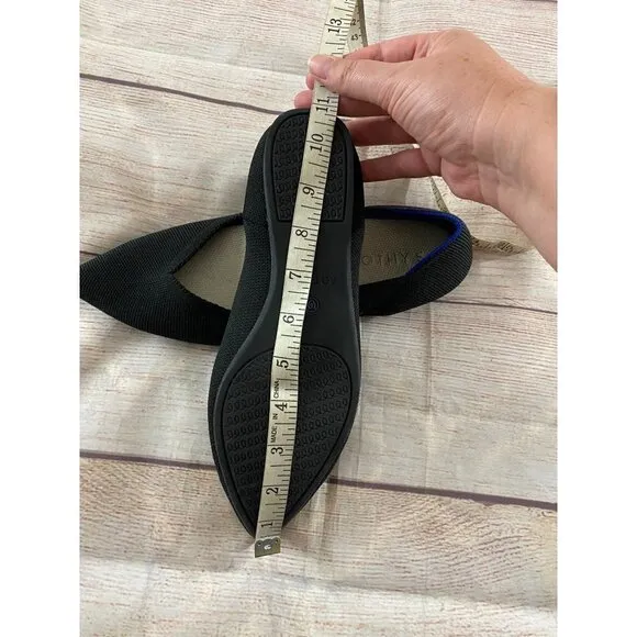 Rothy's Women's Black Pointed Toe Ballet Flats - 9