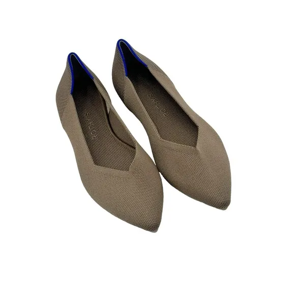 Rothy's Women's Portobello The Point Toe Flats Shoes Size 9 NWOT