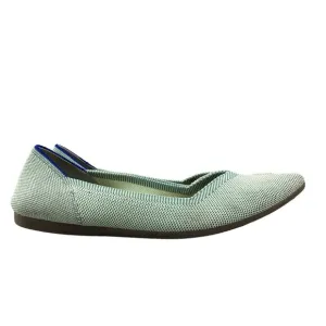 Rothy's Women's Size 6.5 The Point Mint Green Pointed Toe Slip On Ballet Flats