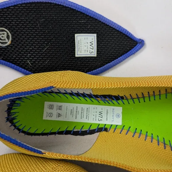 Rothy's Women's Yellow Flats