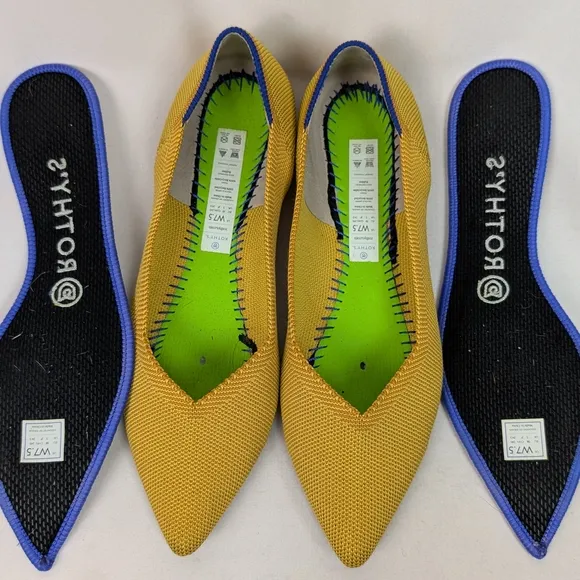 Rothy's Women's Yellow Flats