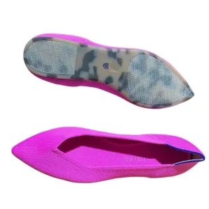 ROTHYS THE POINT WMNS 11 Pink Ballet Flats Comfort Shoe Dragon Fruit Bright