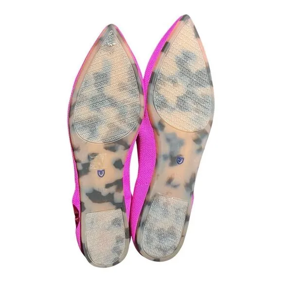 ROTHYS THE POINT WMNS 11 Pink Ballet Flats Comfort Shoe Dragon Fruit Bright