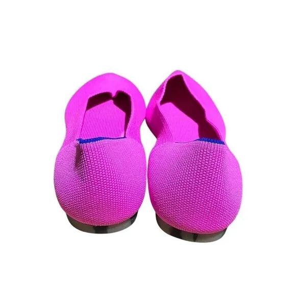 ROTHYS THE POINT WMNS 11 Pink Ballet Flats Comfort Shoe Dragon Fruit Bright