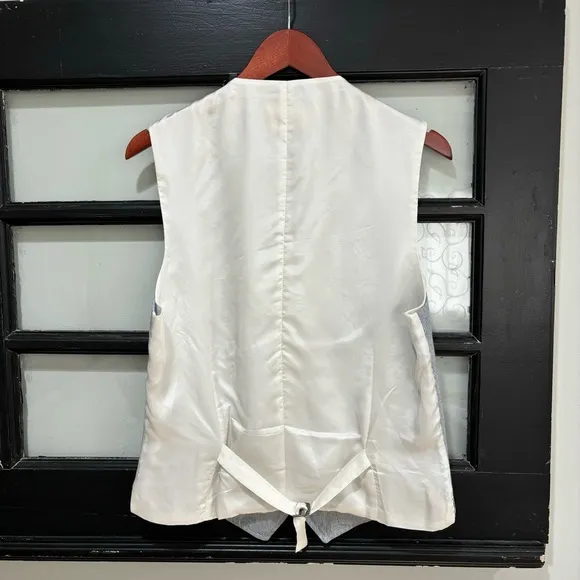 Rugby Ralph Lauren Suit Vest Striped Preppy Wedding Guest Derby Mens Medium