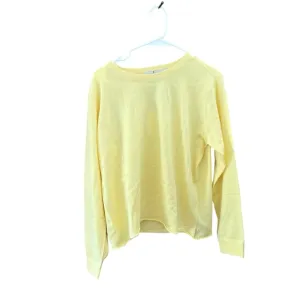 Rumored Banana Yellow Everyday Sweater XS – Soft Luxe Minimalist Knit NWT