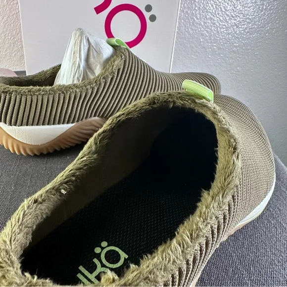 Ryka Kids Slip-On Shoes - Olive Green