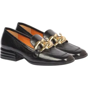 SAINT G JULIET BLACK LEATHER HANDCRAFTED Slip-on MOCCASINS Flats Sz EU 39 US 9
