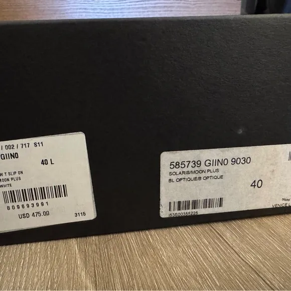 Saint Laurent White Slip-On Men's Shoes