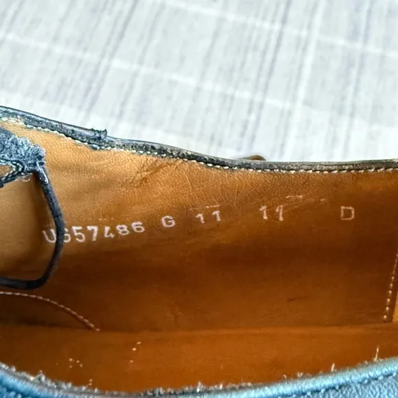 Salvatore Ferragamo Men's Blue Leather Brogues