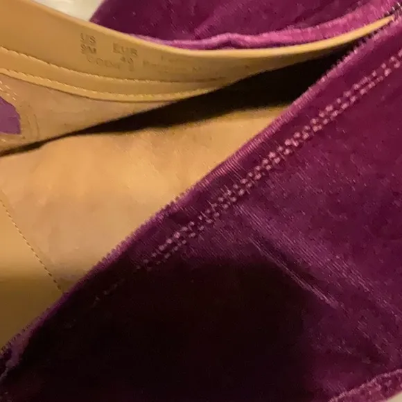 Sam Edelman Codie Leather Ankle Boots Women Deep Orchid Side Zip Closure Size 9