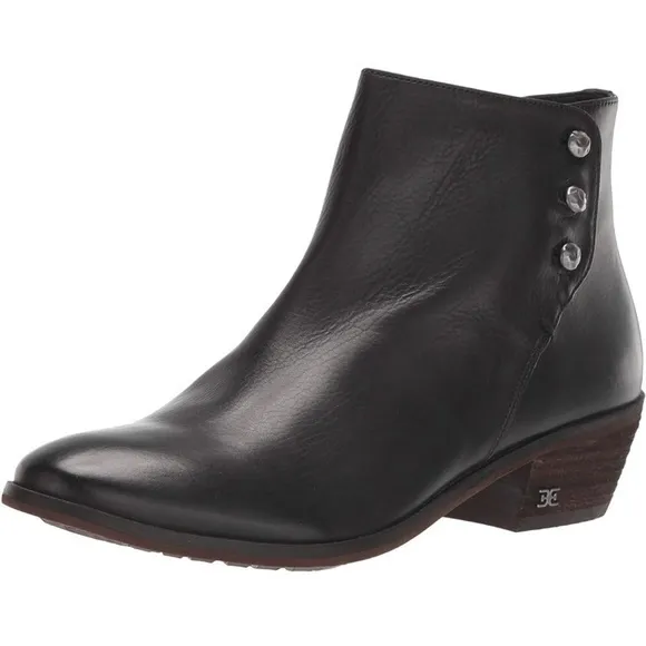 Sam Edelman Paila‎ Women's Boots black womens 7.5 ankle booties boots NWOT