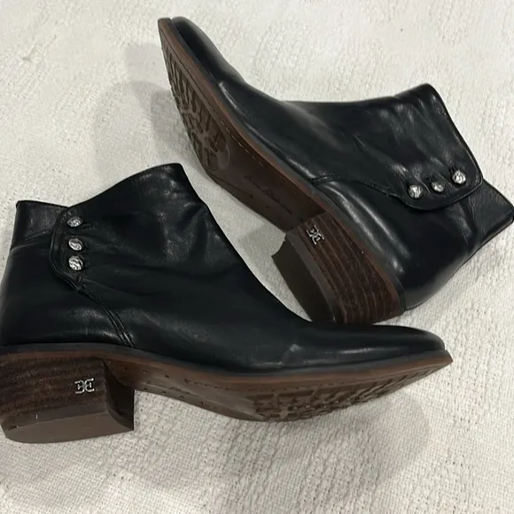 Sam Edelman Paila‎ Women's Boots black womens 7.5 ankle booties boots NWOT