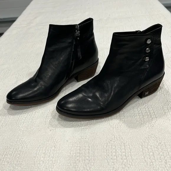 Sam Edelman Paila‎ Women's Boots black womens 7.5 ankle booties boots NWOT