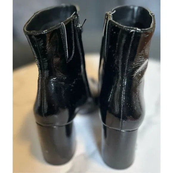 Sam Edelman Patent Leather Boots Size 9