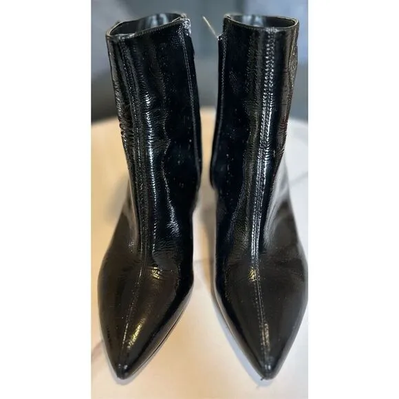 Sam Edelman Patent Leather Boots Size 9