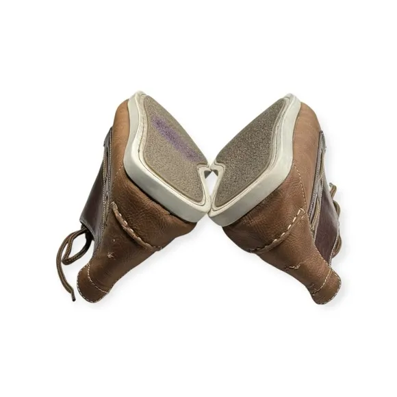 Saminto Laurenzini ★ Lace Up Boat Shoe Chukka Boot ★ Brown Leather ★ 12 ★