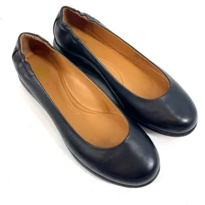 Samuel Hubbard Freedom Dance Black Leather Slip On Flats Women Size 8.5M