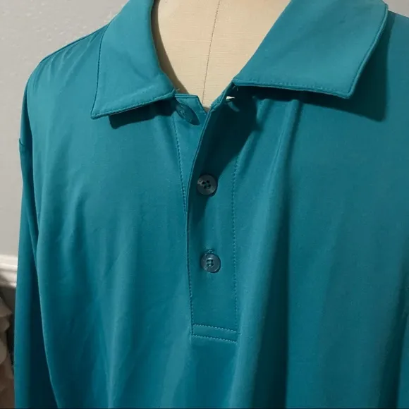 San Soleil spf long sleeve polo shirt