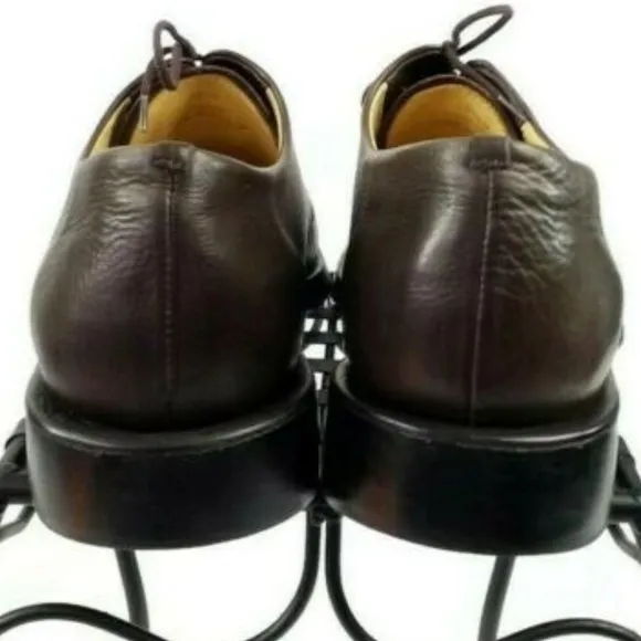 Sandro Moscolini Vineyard 3060 Brown Split Toe Leather Derby Shoes Mens 9.5D