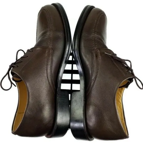 Sandro Moscolini Vineyard 3060 Brown Split Toe Leather Derby Shoes Mens 9.5D